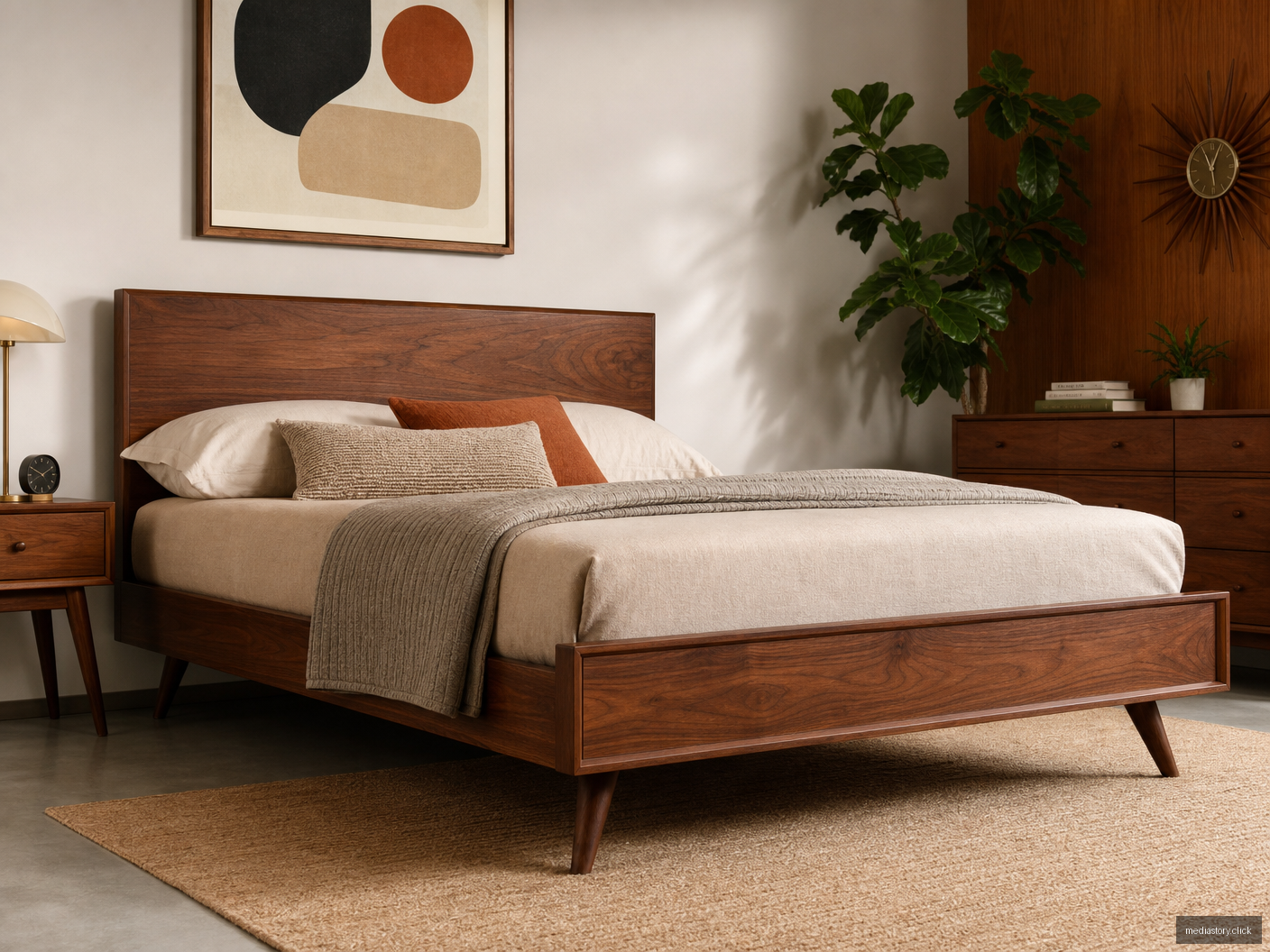 Storage Platform Bed with Drawers
