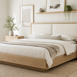 Bookcase Headboard Bed